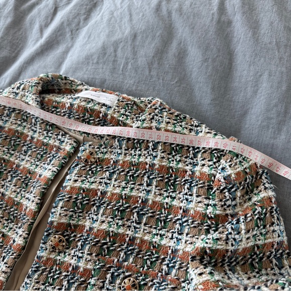 Mango Tweed Jacket with Jewel Button - Picture 11 of 12